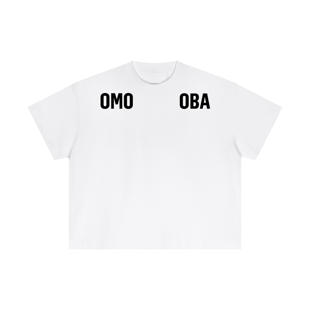 "OMO OBA" Tee / White