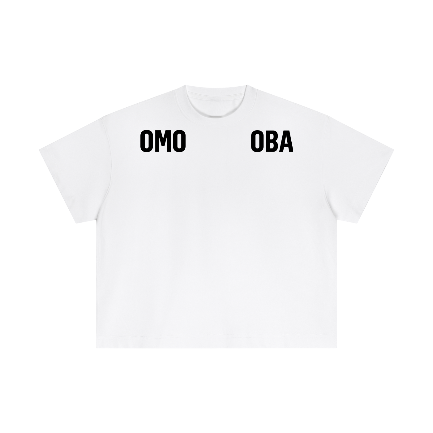 "OMO OBA" Tee / White